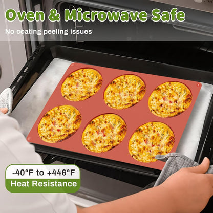 JOERSH 2-PK Air Fryer Egg Mold, 4 Cups Silicone Air Fryer Baking Pan Non-Stick for Egg Bites, Cupcake, Muffin, Tart, Frittata, Quiche