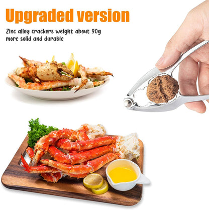 12 Pcs Crab Crackers and Tools, Lobster Crackers, Seafood Cracker Tools
