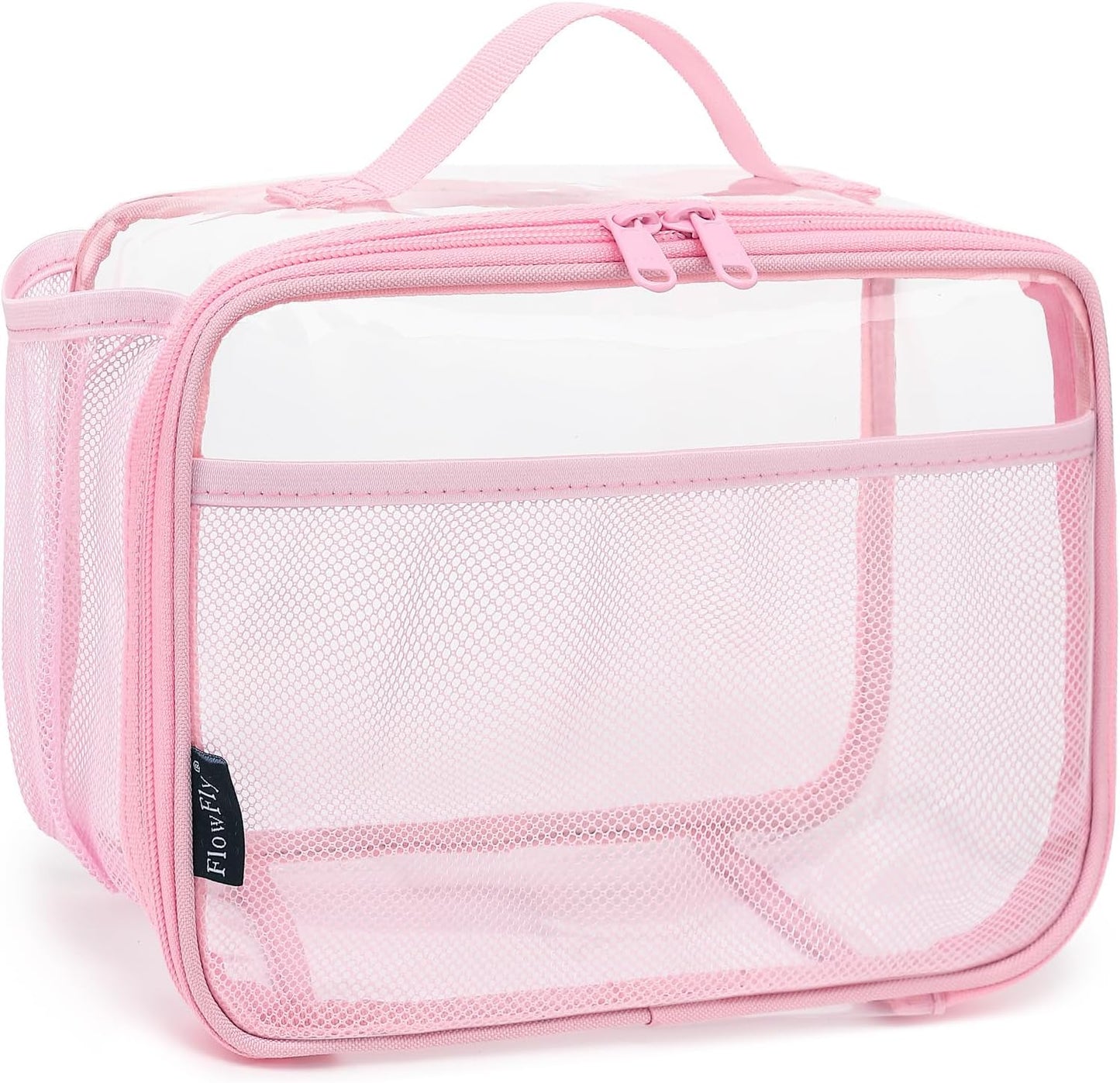 FlowFly Kids Lunch box Insulated Soft Bag Mini Cooler Back to School Thermal Meal Tote Kit for Girls, Boys, Black
