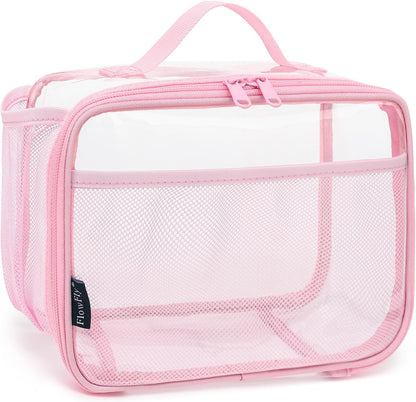 FlowFly Kids Lunch box Insulated Soft Bag Mini Cooler Back to School Thermal Meal Tote Kit for Girls, Boys, Black