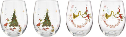 Lenox 898096 Merry Grinchmas Chip & Dip Bowl, Christmas Dishes, Festive Holiday Serveware