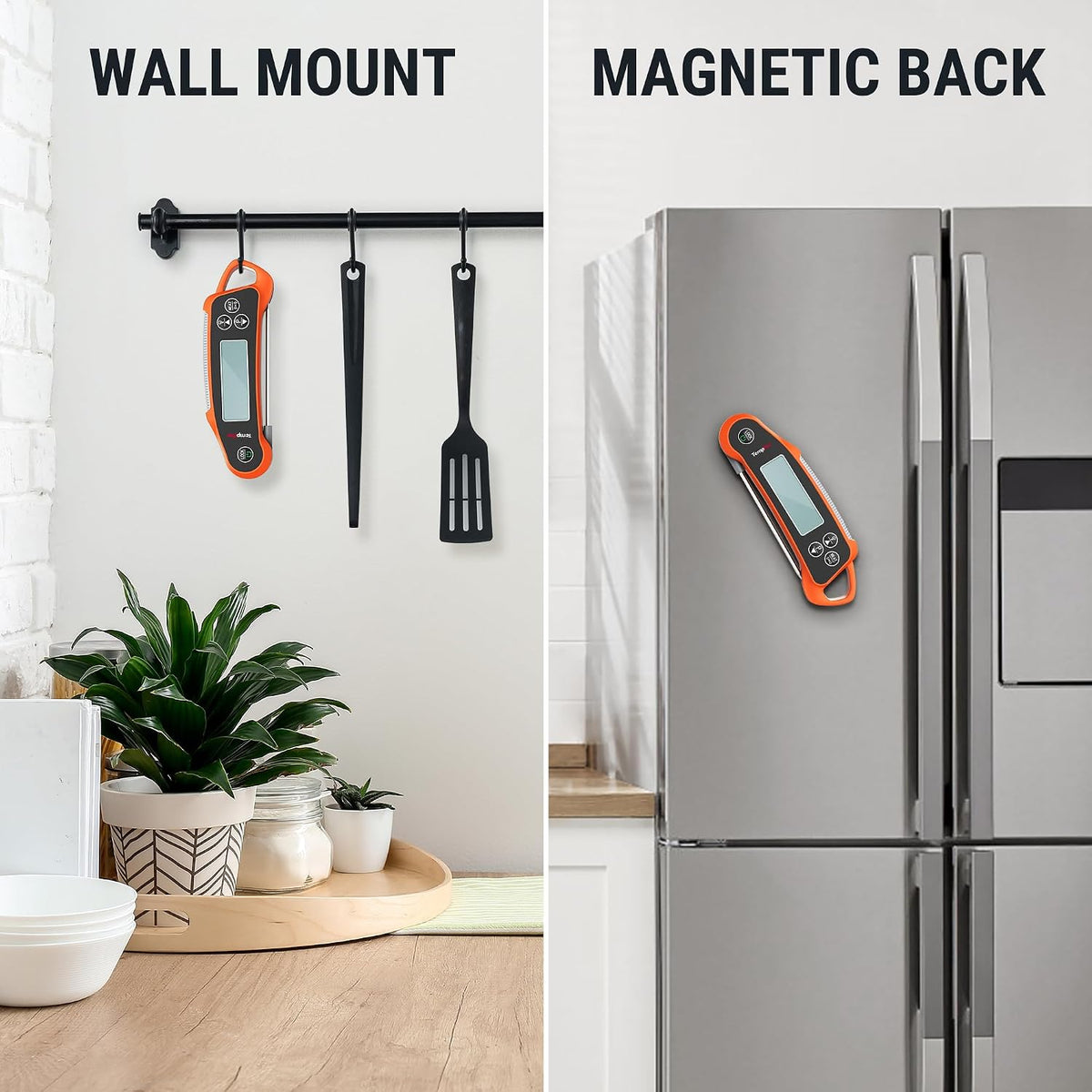 TempPro TempSwift 2 Probes Meat Thermometer Digital with 2 Display Channels
