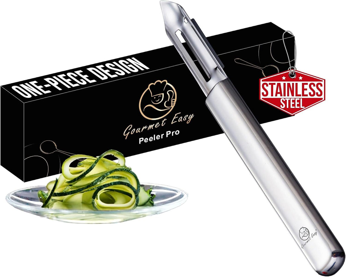 Gourmet Easy Vegetable Peeler Ultra Sharp Stainless Steel Blade (I Peeler)