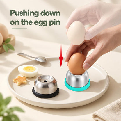 2 Pcs Egg Hole Puncher,304 Stainless Steel Egg Piercer Tool