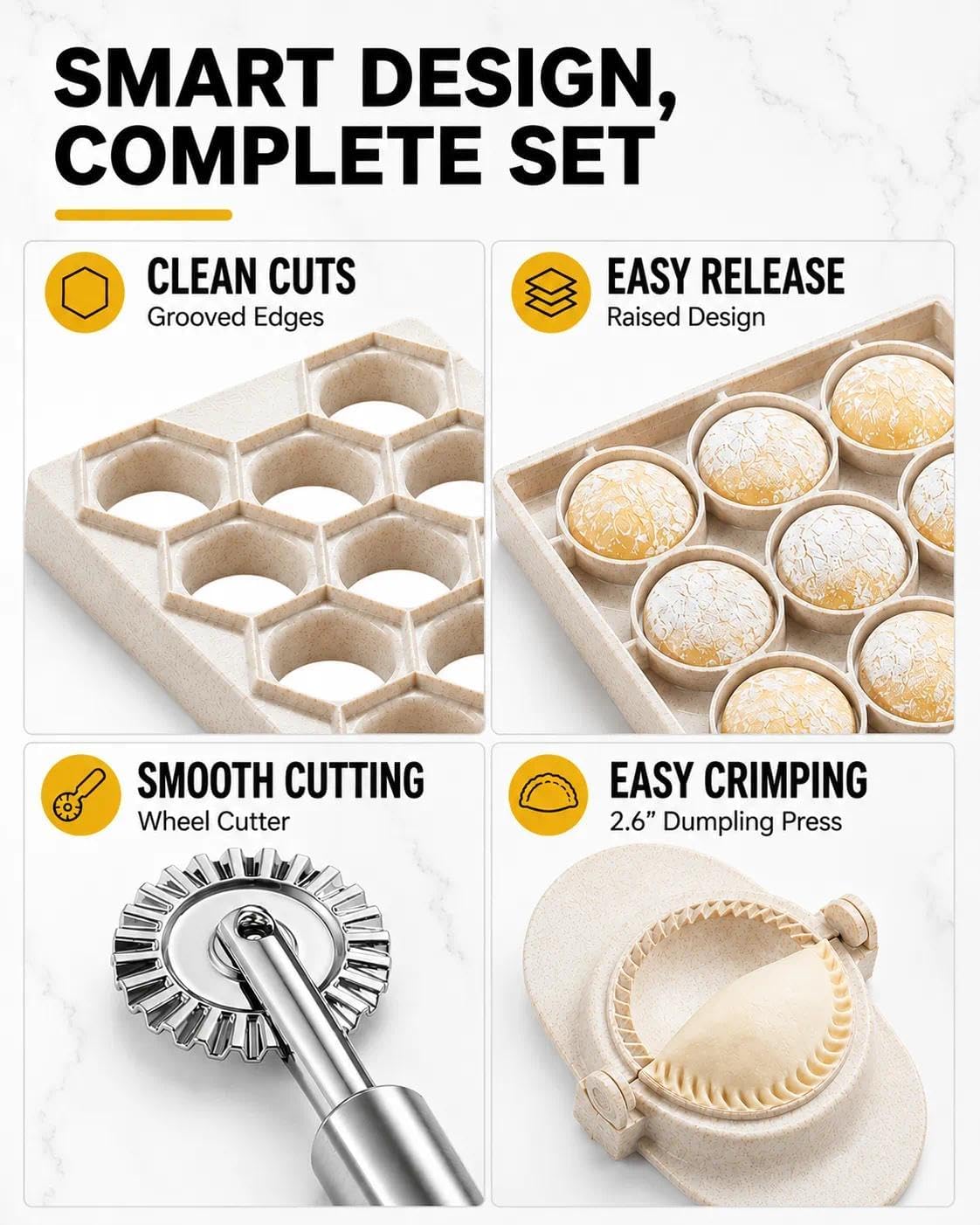 Russian Pelmeni Maker Mold, Ravioli Maker Dumplings Mold