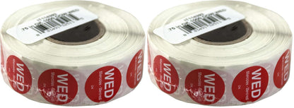 DayMark Safety Systems-IT1143926 Day of the Week 3/4" Circle Permanent Label, SAT (Roll of 1,000)