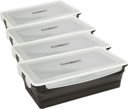 Cuisinart XL Collapsible Marinating Container, Large Capacity Grill Accessories Perfect for BBQs and Tailgates, Marinade and Brining Prep, Collapsible Silicone for Easy Storage