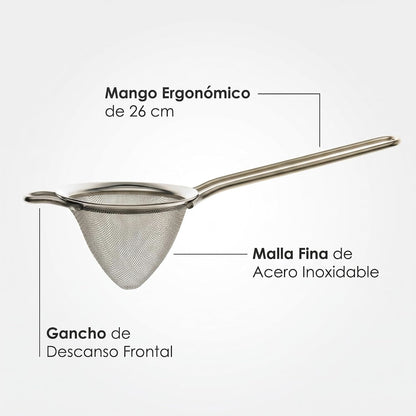 Barfly Fine Mesh Cocktail Strainer, Stainless
