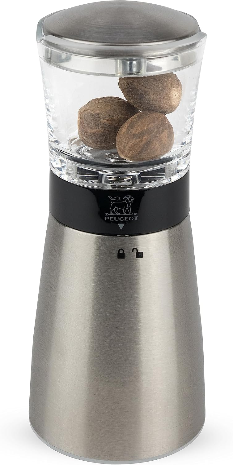 Peugeot Daman Nutmeg Mill 15cm - 6"", stainless steel