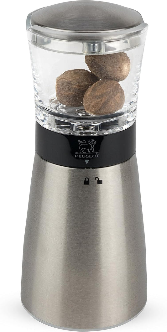 Peugeot Daman Nutmeg Mill 15cm - 6"", stainless steel