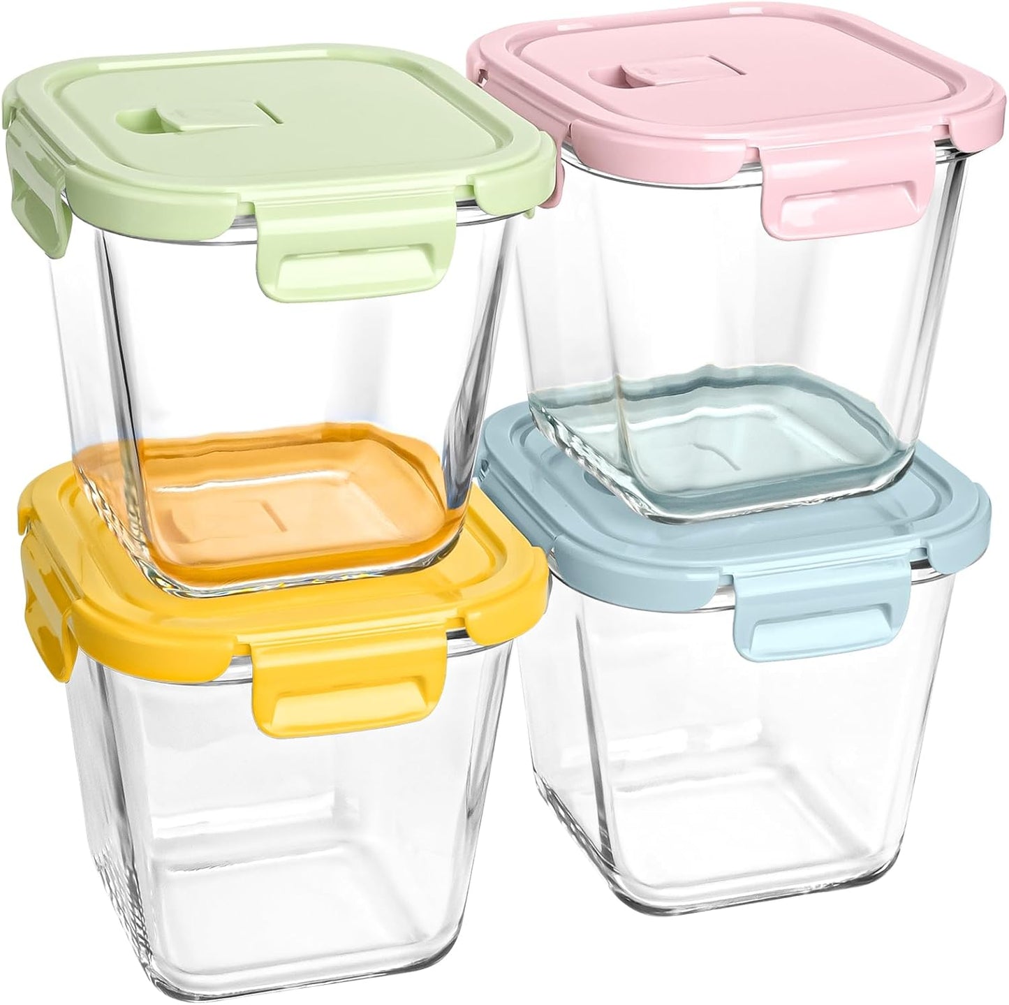 200oz/6000ml/26cup Extra Large Glass Storage Containers with Airtight Lid - Borosilicate Large Glass Food Storage for Rotisserie Chicken, Turkey - XL Big Glass Soup Bowls Freezer to Oven Safe