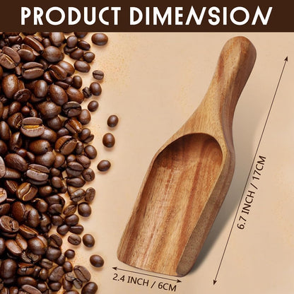 Wooden Coffee Scoop, 6.3 Inch
