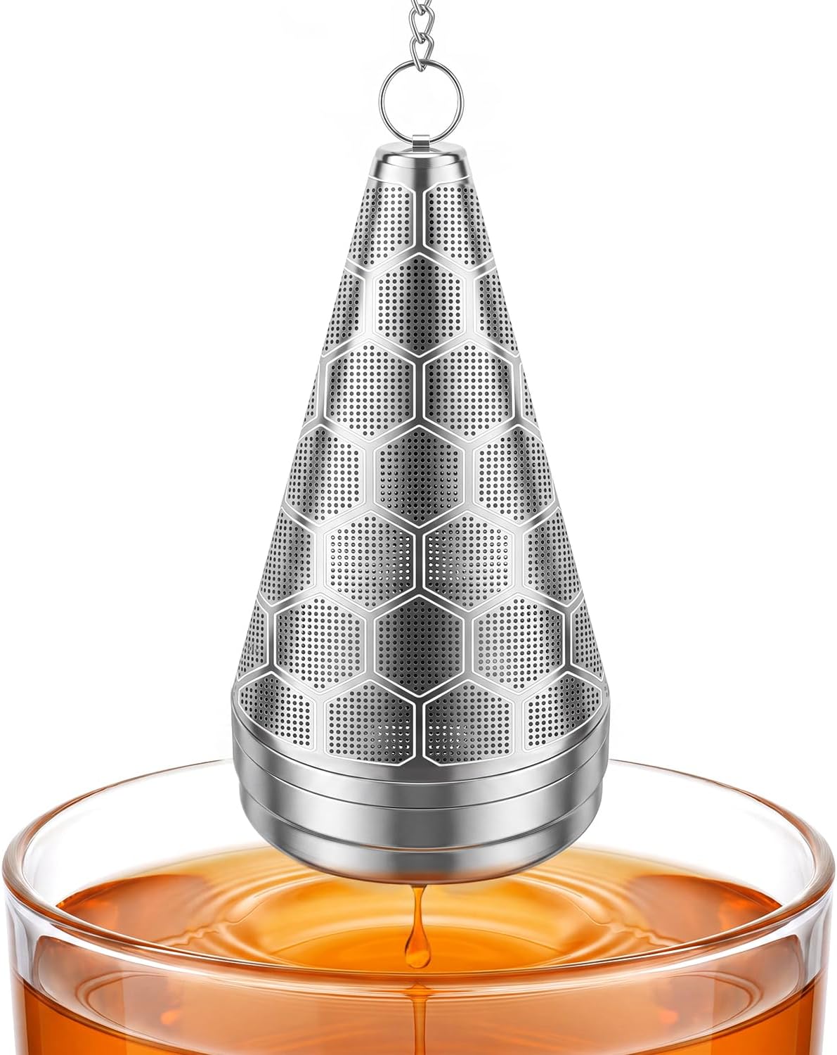 Tea Infuser for Loose Leaf Tea 304 Stainless Steel Cone Tea Strainer