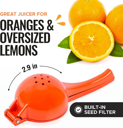 Zulay Kitchen Metal Orange Squeezer