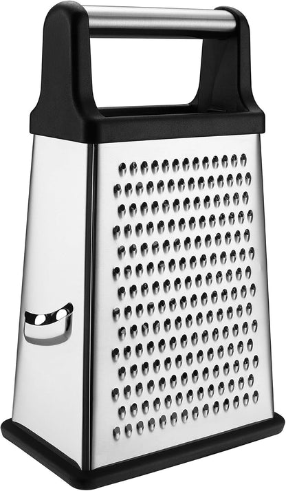 Spring Chef Stainless Steel XL Cheese Grater for Kitchen, Green
