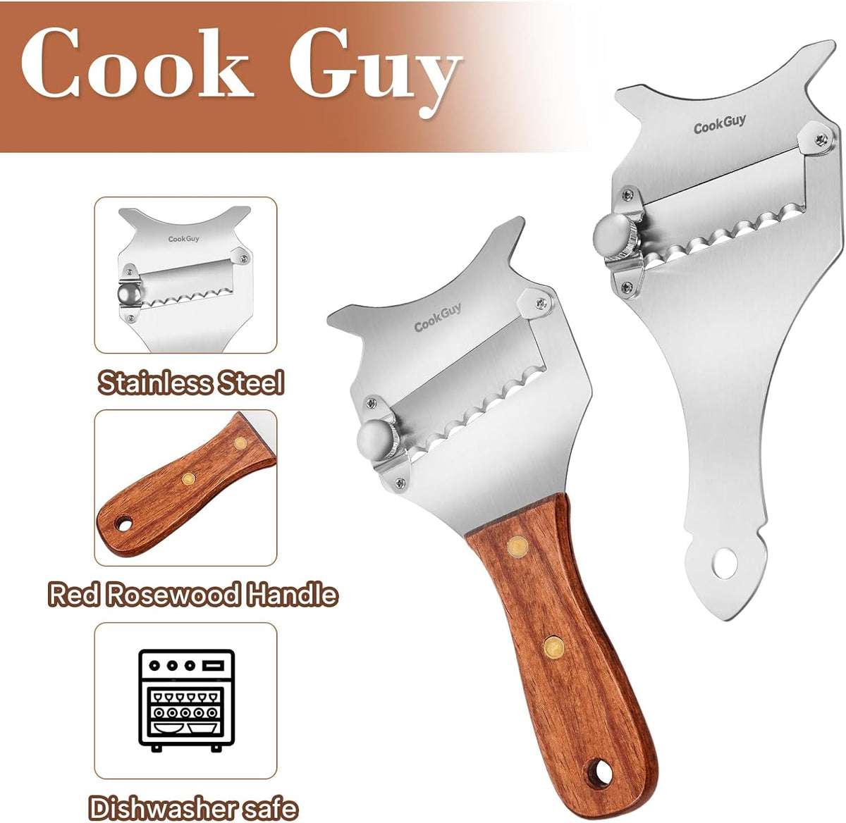 Cook Guy Truffle Shaver/Slicer, Truffle Knife Adjustable