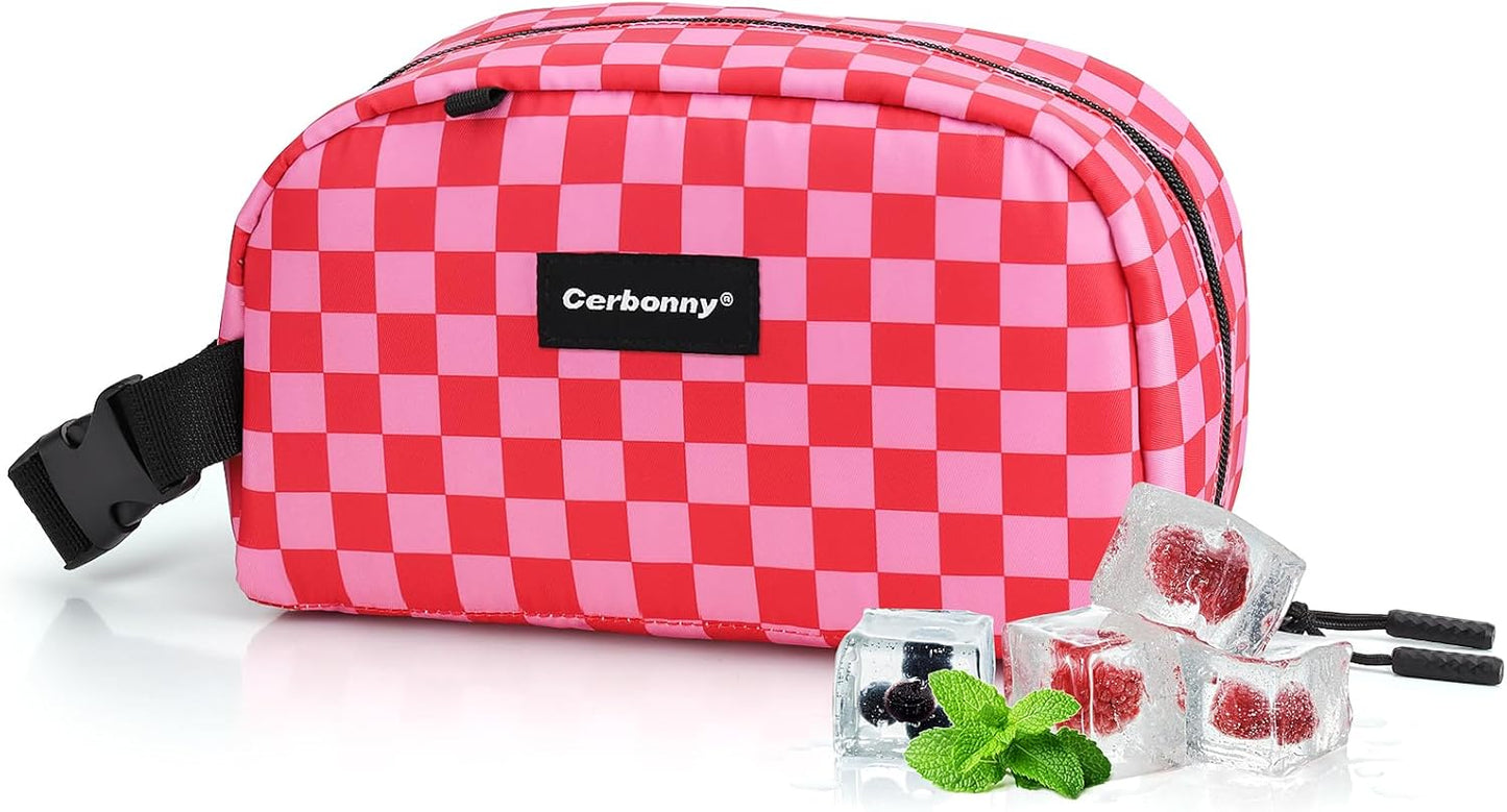 Cerbonny Freezable Cooler Bag for Work/School Travel - Mini Insulated Bag Fit For Yogurt