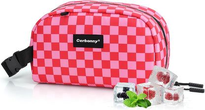 Cerbonny Freezable Cooler Bag for Work/School Travel - Mini Insulated Bag Fit For Yogurt