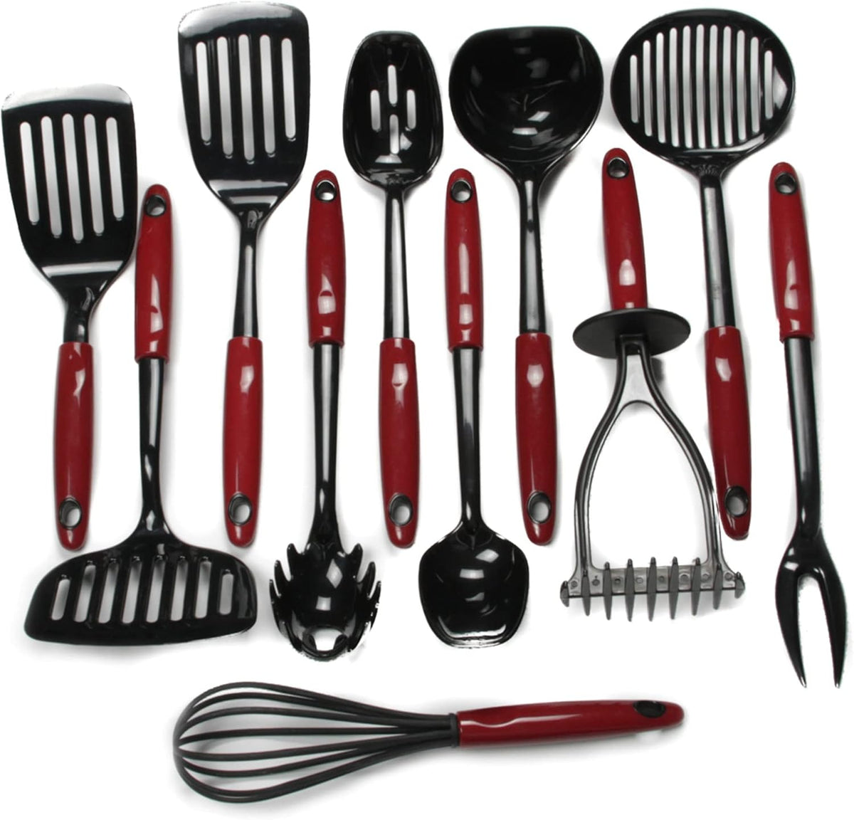 Chef Craft Select Nylon Sturdy Whisk, 10.5 inch, Red