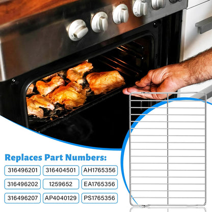 316496201 Heavy Duty Stove Oven Rack for Frigidaire Oven Rack Replacement 24.2" X 16" Stove Wire Shelf Frigidaire Range/Stove/Oven Rack 316496201,Kenmore Induction Stove Oven Racks,Stainless Steel