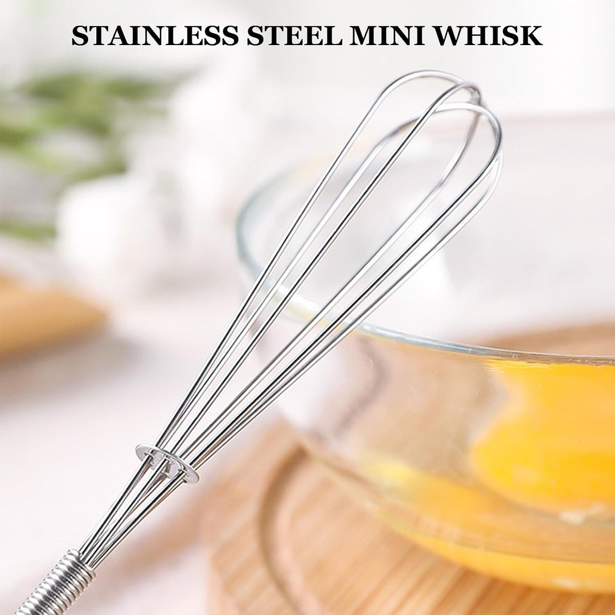NileHome Mini Whisks Stainless Steel Whisk Set 11"Kitchen Small Wisk