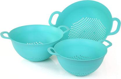Mintra Home Colanders 3pk (Assorted 3pk, Black)