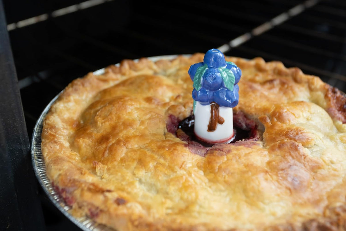 Fox Run Blueberry Pie Vent, Pie Bird for Baking