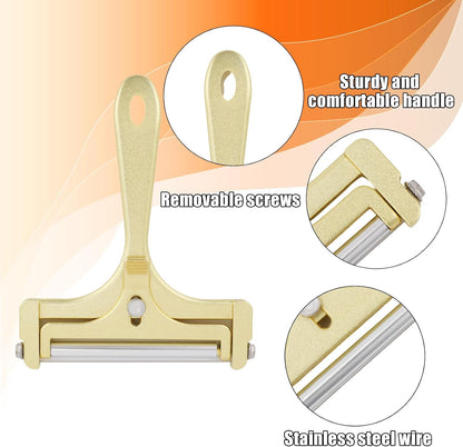 Stainless Steel Wire Cheese Slicer, Handheld Cheese Cutter