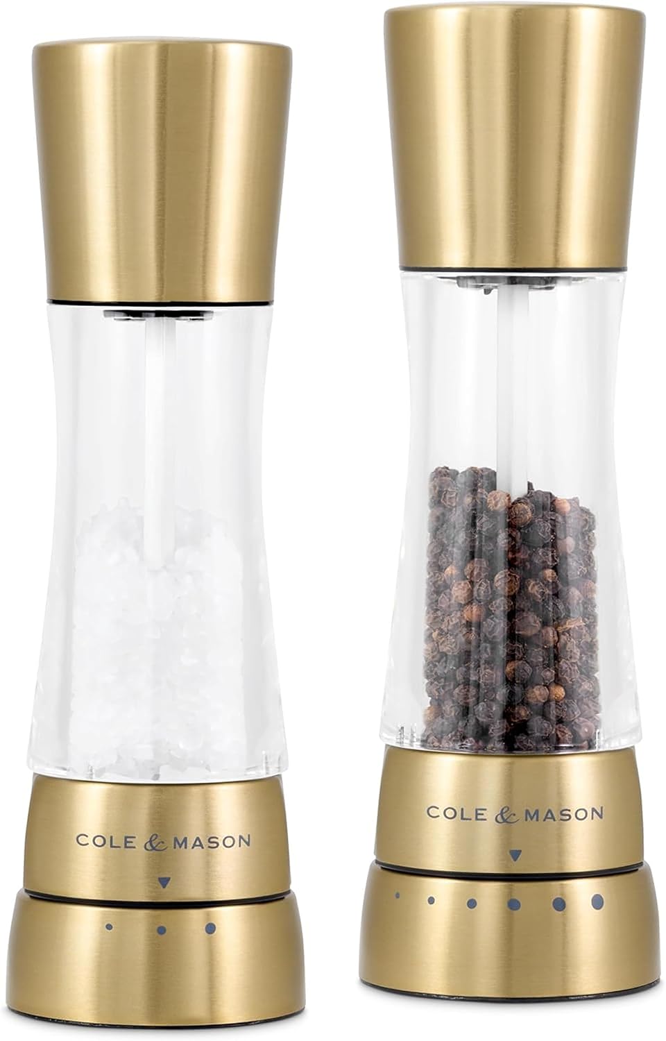 Cole & Mason Derwent Grinder, 7.5" Pepper Mill, Stainless Steel