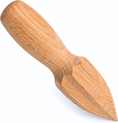 Beille Natural Beechwood Handheld Citrus Reamer, 6.5 Inches