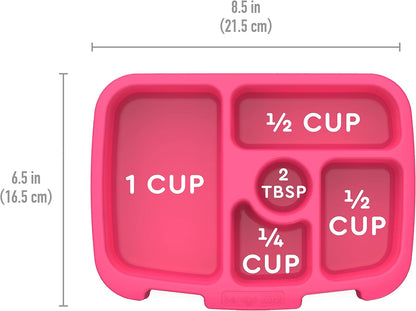 Bentgo® Kids Prints Tray with Transparent Cover - Reusable, BPA-Free, 5-Compartment Meal Prep Container with Built-In Portion Control for Healthy Meals At Home & On the Go (Mermaids in the Sea)