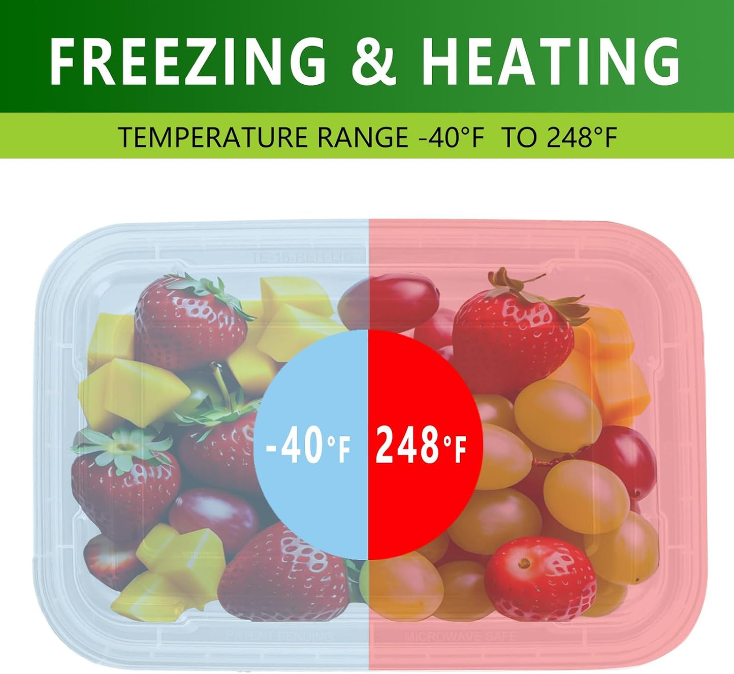 [20 value pack single one compartment 12oz MINI Meal Prep Food Storage Containers - BPA Free Reusable Lunch bento Box with Lids - Spill proof, Microwave, Dishwasher and Freezer Safe