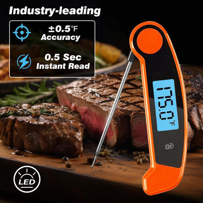 Oven Thermometer 2.75-Inch Dual Scale, 50-300°C/100-600°F, NSF 2‑Pack