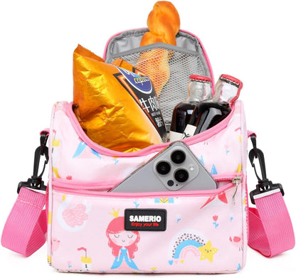 Lunch Bag for Kids Coole Lunch Box Tote for Women Girls Boys Children Student Insulated Bento Bag for School Work Picnic Outdoor Activities