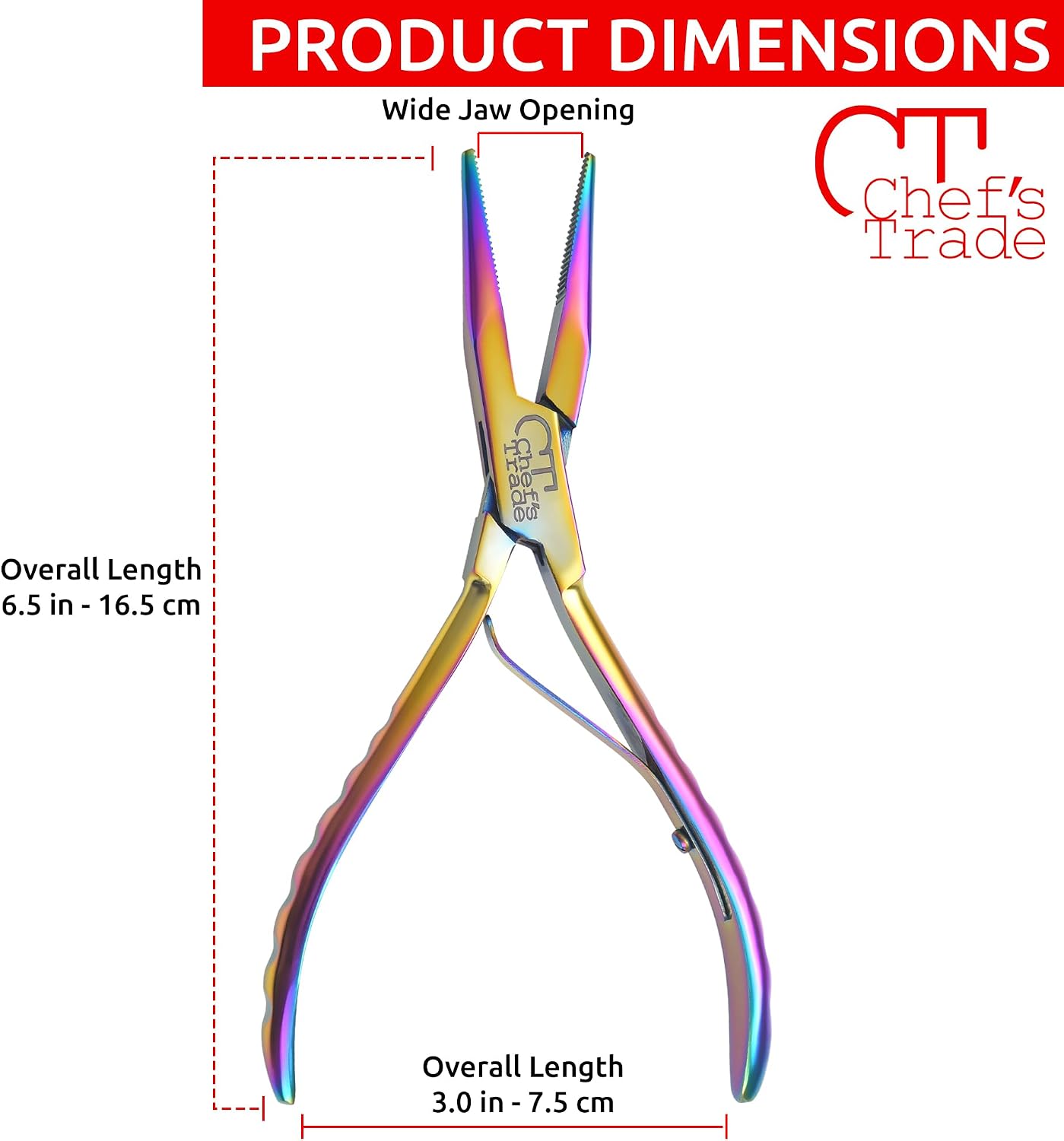 Fish Bone Pliers/Tweezers Stainless Steel Washable (plasma)