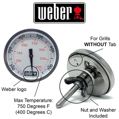 Weber # 60393 Genesis/Summit Thermometer Without Tab