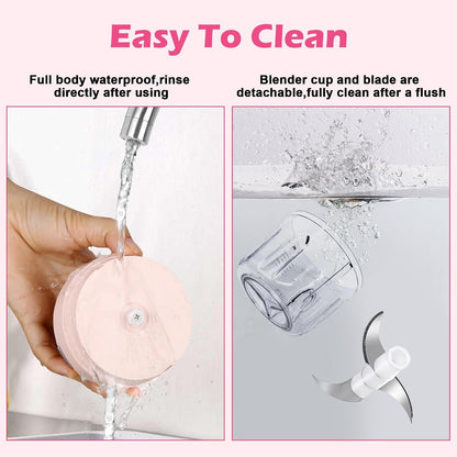 Electric Mini Garlic Mincer, 100ML USB Vegetable Onion Chopper