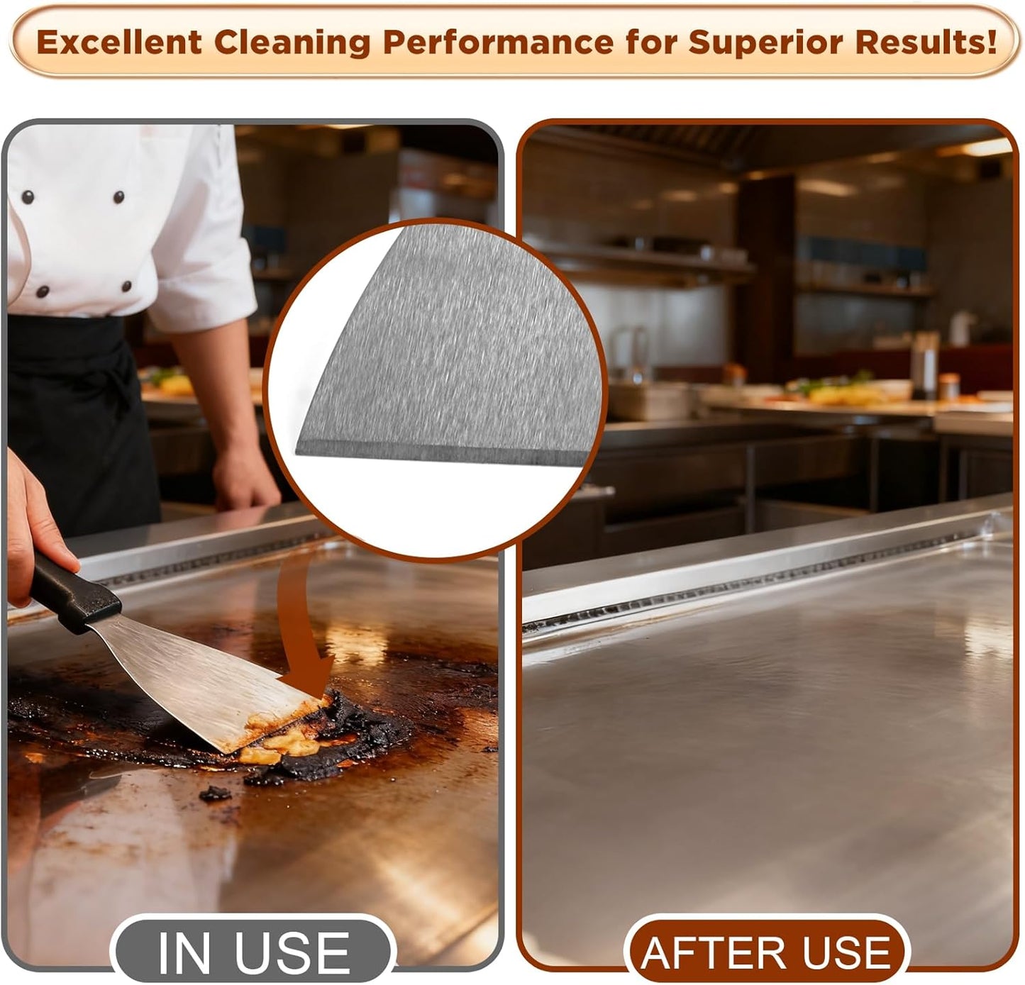 Bench Scraper,Dough Scraper,Premium Stainless Steel Dough Cutter with Measuring Scale,Multi- Purpose Food Scraper for Pastry,Cake,Pizza,Bread,Cooking