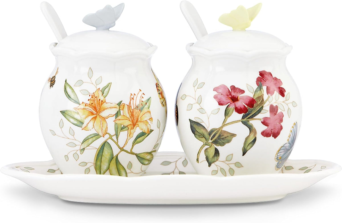 Lenox Butterfly Meadow Porcelain Trivet, 7 Inch