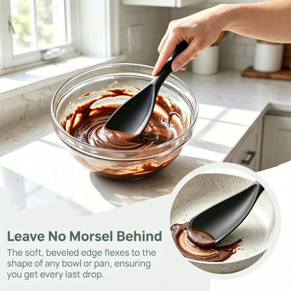 Silicone Cooking Spoons, Spoon Spatula for Mixing, Stirring, Serving