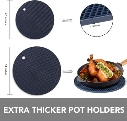 Joyhalo 4 Pack Trivets for Hot Dishes