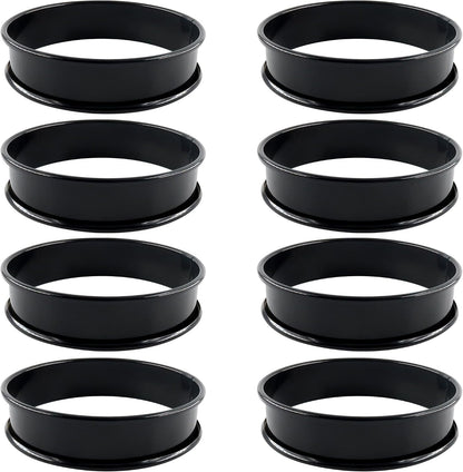 4Pk Crumpet Rings 3.75" Nonstick Egg Ring English Muffin Mold