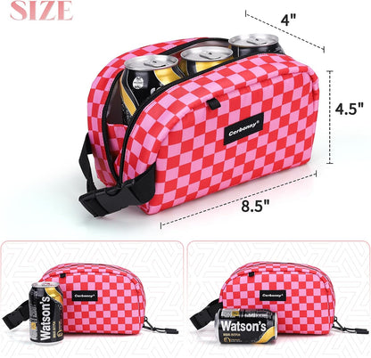 Cerbonny Freezable Cooler Bag for Work/School Travel - Mini Insulated Bag Fit For Yogurt