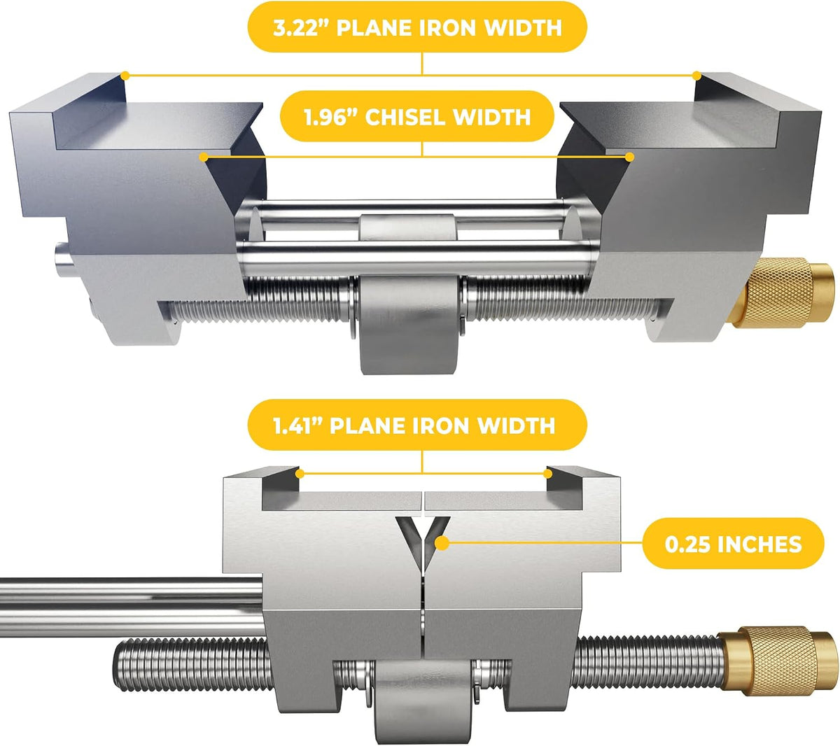 Sharp Pebble Honing Guide for Chisels and Planes - Chisel Sharpening Jig