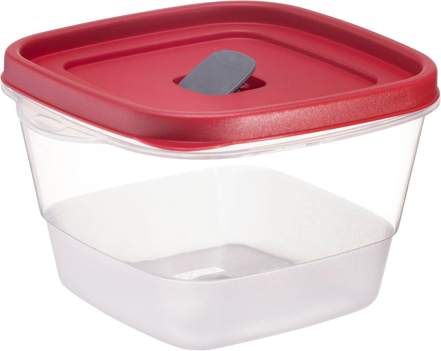 Tribello 16-Piece BPA-Free Plastic Food Storage Set, Red Vented Lids - Microwave, Dishwasher Safe: Perfect for Meal Prep, Leftovers, and Kitchen Organization