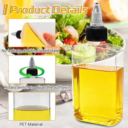 100ML Oil Dispenser Bottles, Leak-Proof Twist Cap Squeeze