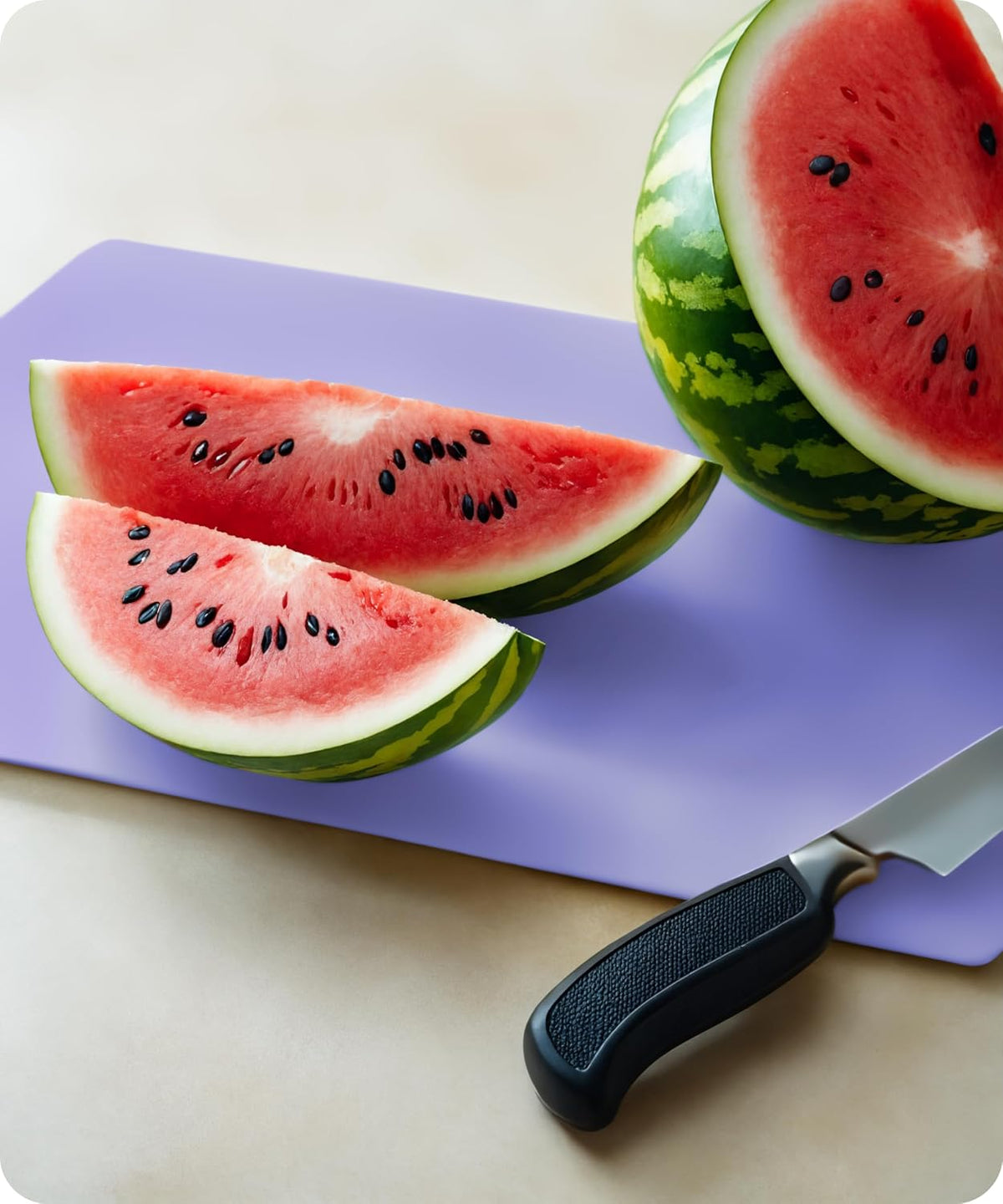 Cutting Boards for Kitchen, Plastic Cutting Board, Dishwasher Safe Cutting Boards with Juice Grooves for Meat, Veggies, Fruits, Easy Grip Handle, Serveware Accessories (Gray)
