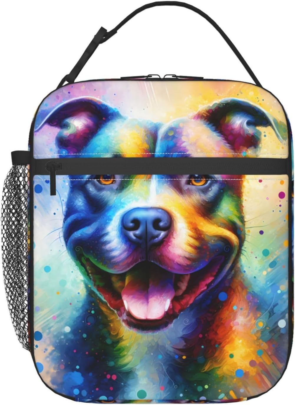 Reusable Sea Otter and Water Lily Lunch Box for Kids Girls Boys Women Adult, Insulated Cute Lunch Bag,Polyester Cooler Handbags Case for School Picnic Work Travel Outdoor Beach or Hiking