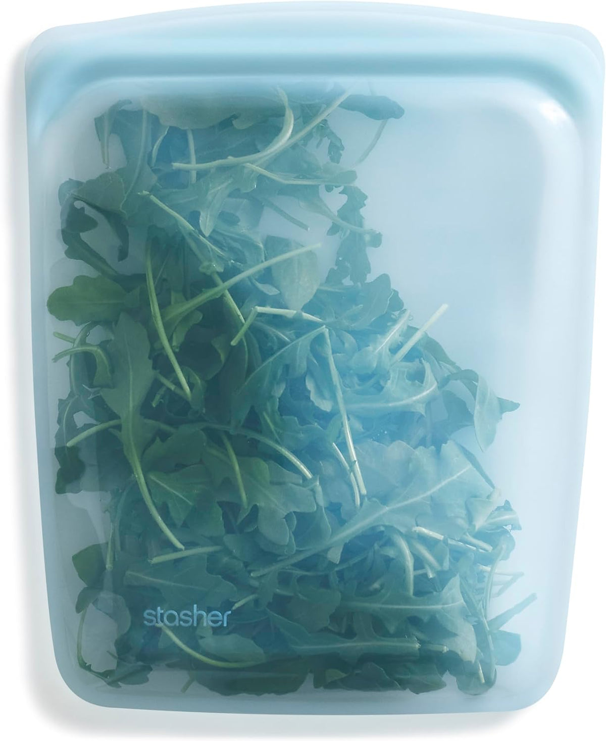 Stasher Premium Reusable Silicone Food Storage Bags, 2-Pack, Clear