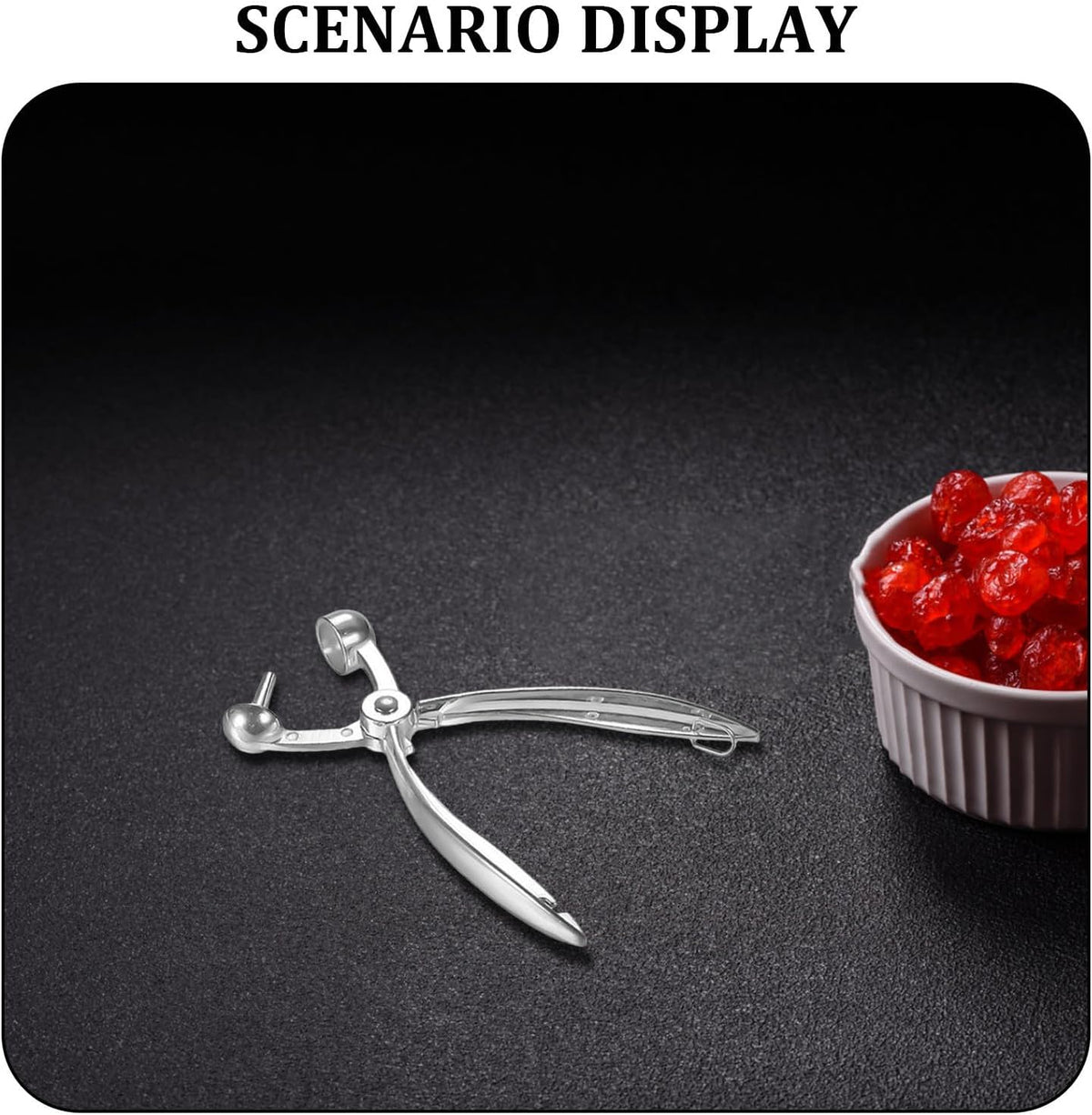 Cherry and Olive Pitter Tool, Aluminium Alloy Fruit Corer